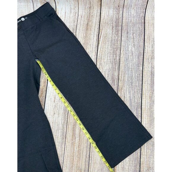 Betabrand Classic Dress Pants Size Medium Yoga Bootcut Charcoal Gray Stretch - Picture 6 of 9